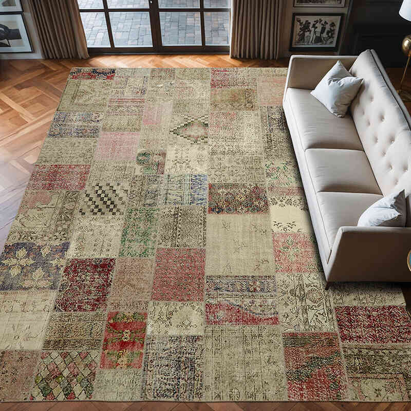 Alfombra Turca de Retazos - 300 cm x 400 cm - K0064729