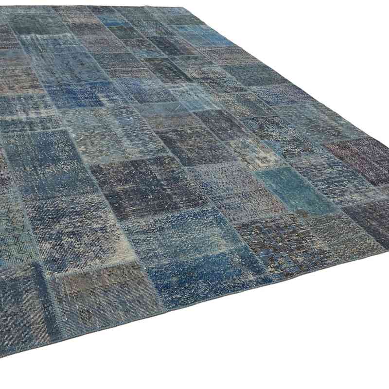 Patchwork Hand-Knotted Turkish Rug - 9' 10" x 13' 1" (118 in. x 157 in.) - K0064733