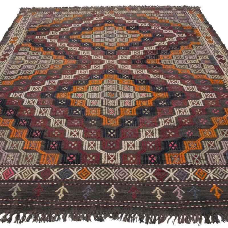 Vintage Anatolian Jijim Rug - 6'  x 9'  (72" x 108") - K0064745