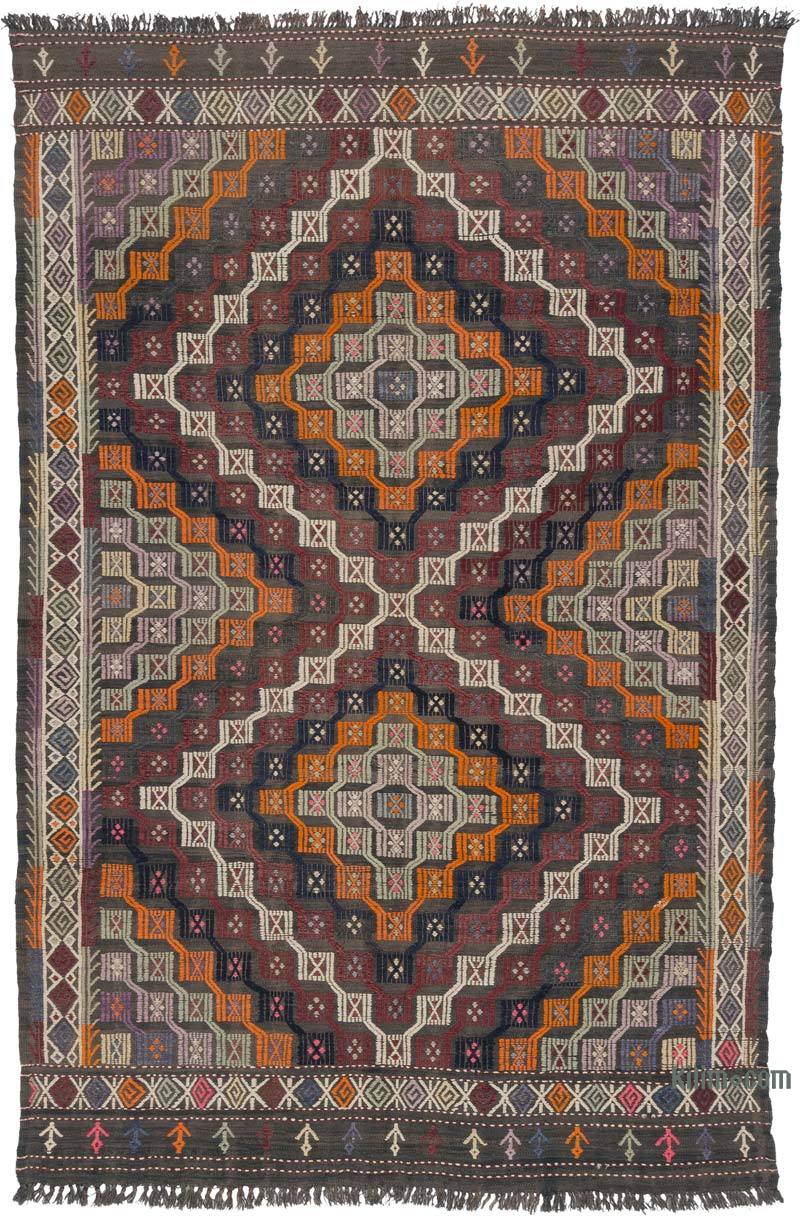 Vintage Anatolian Jijim Rug - 6'  x 9'  (72" x 108") - K0064745