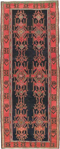 Vintage Avar Kilim Rug - 6' 11" x 16' 9" (83" x 201")