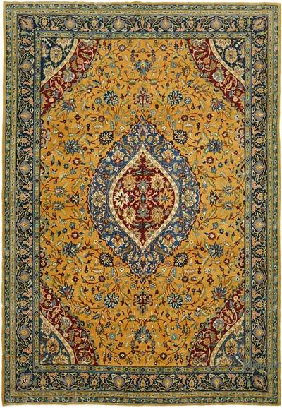 Vintage Hand-Knotted Persian Rug - 8'  x 11' 4" (96 in. x 136 in.)