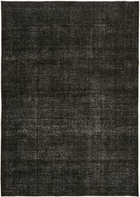 Siyah Boyalı El Dokuma Vintage Halı - 291 cm x 400 cm