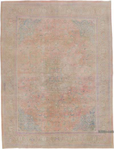 Vintage Hand-Knotted Persian Rug - 9' 11" x 13'  (119 in. x 156 in.)