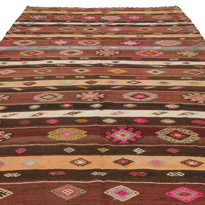 Vintage Anatolian Kilim Rug - 6' 7" x 10' 10" (79" x 130") - K0064804