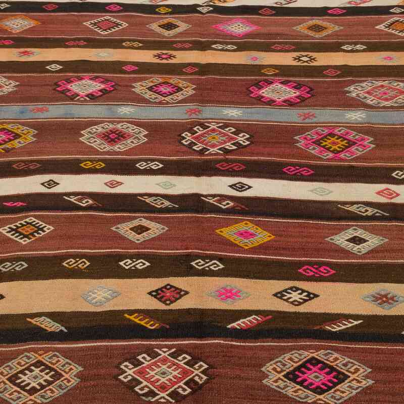 Vintage Anatolian Kilim Rug - 6' 7" x 10' 10" (79" x 130") - K0064804