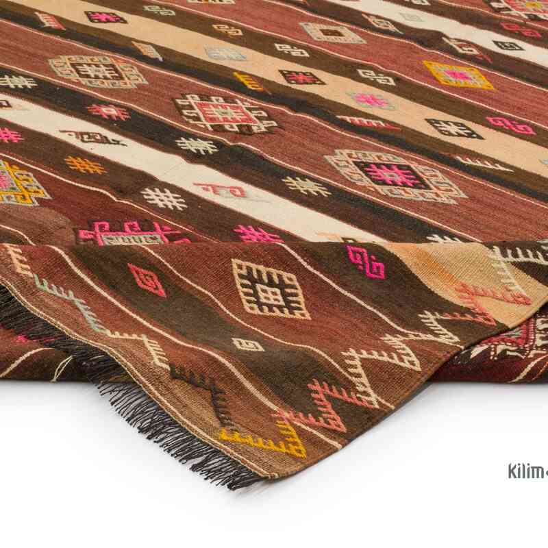 Vintage Anatolian Kilim Rug - 6' 7" x 10' 10" (79" x 130") - K0064804