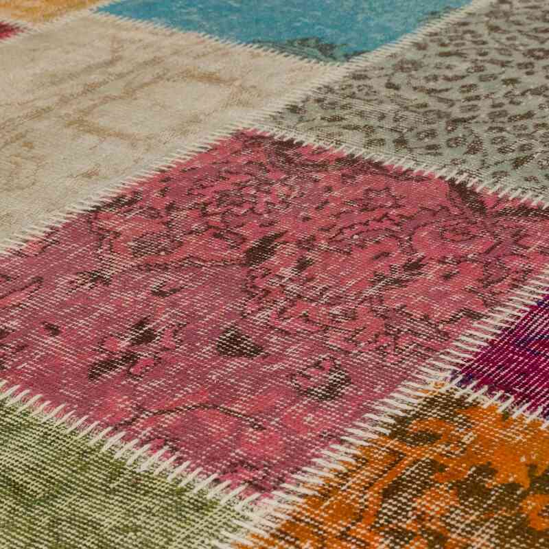 Patchwork El Dokuma Halı - 196 cm x 304 cm - K0064811