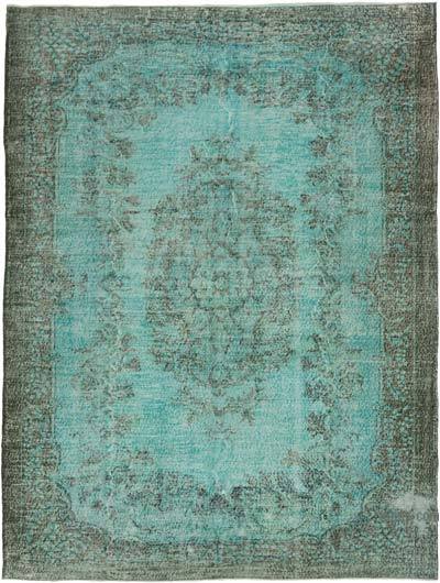 Vintage Turkish Hand-Knotted Rug - 7' 3" x 9' 7" (87 in. x 115 in.)