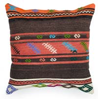 Kilim Pillow Cover - 1' 8" x 1' 8" (20" x 20")