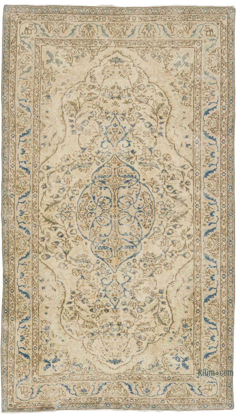 Alfombra Vintage Turca Anudada a Mano - 154 cm x 270 cm - K0064916