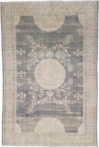 Vintage Turkish Hand-Knotted Rug - 9' 2" x 13' 7" (110" x 163")