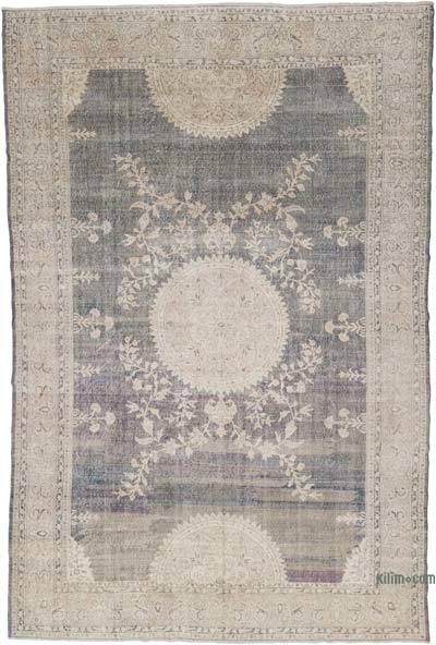 Vintage Turkish Hand-Knotted Rug - 9' 2" x 13' 7" (110 in. x 163 in.)
