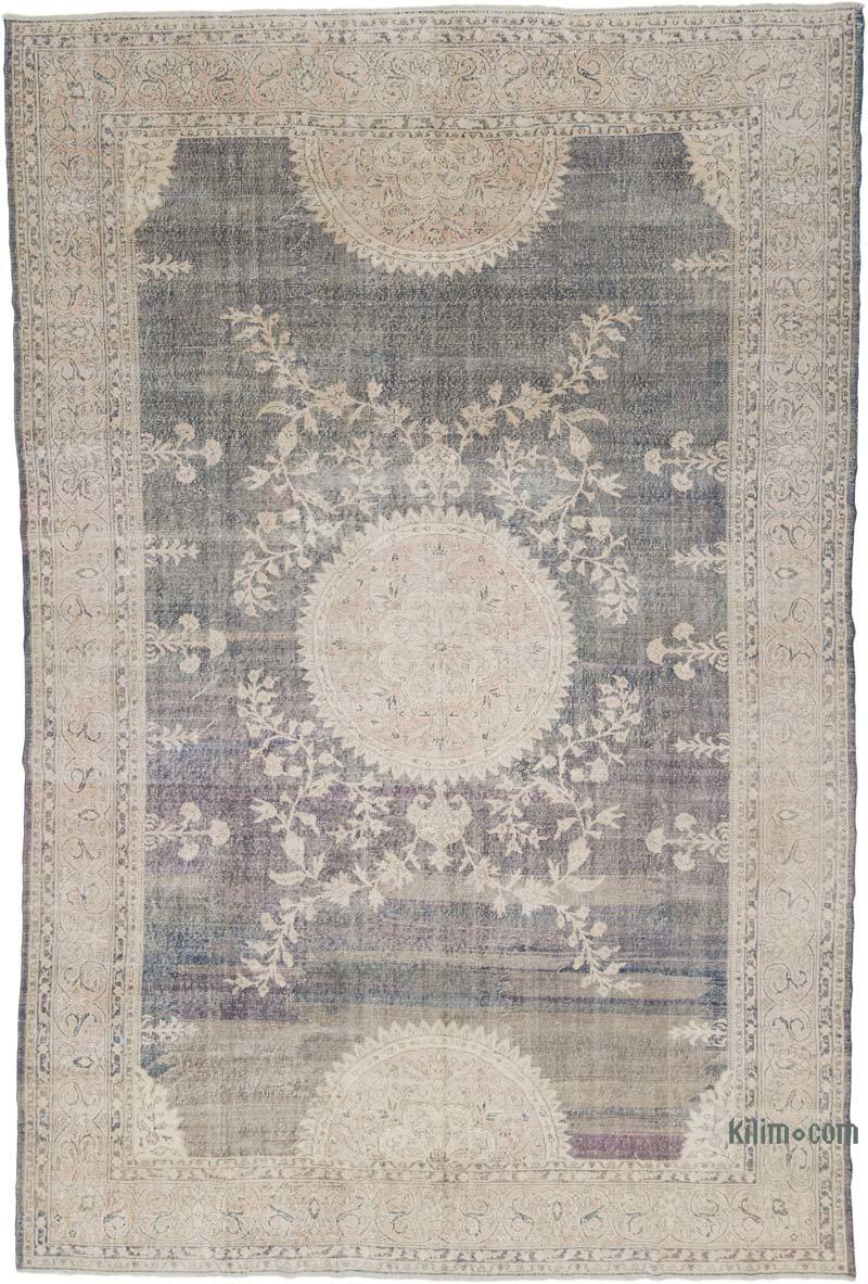 Alfombra Vintage Turca Anudada a Mano - 280 cm x 413 cm - K0064917