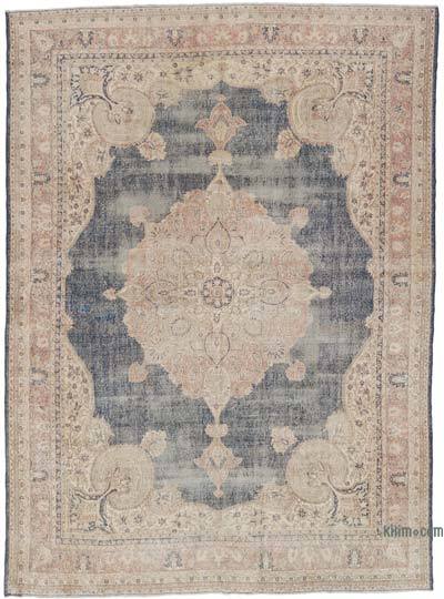 Vintage Turkish Hand-Knotted Rug - 10'  x 13' 7" (120 in. x 163 in.)