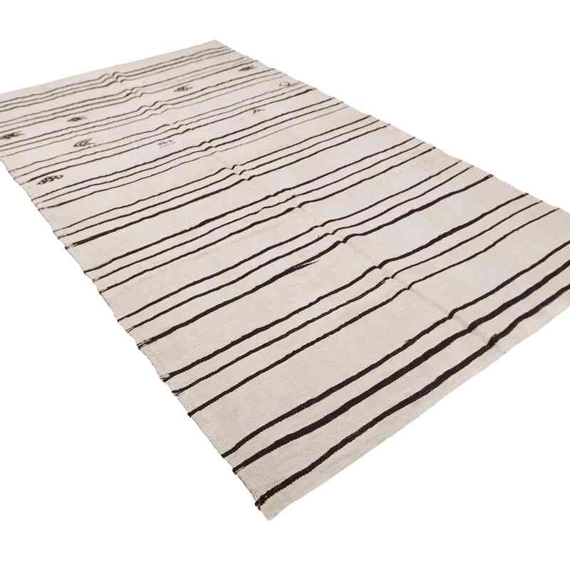 Vintage Anatolian Hemp Kilim Rug - 6' 3" x 10' 10" (75" x 130") - K0064921