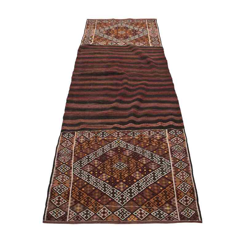 Vintage Bayburt Kilim Rug - 2' 11" x 10' 4" (35" x 124") - K0064938