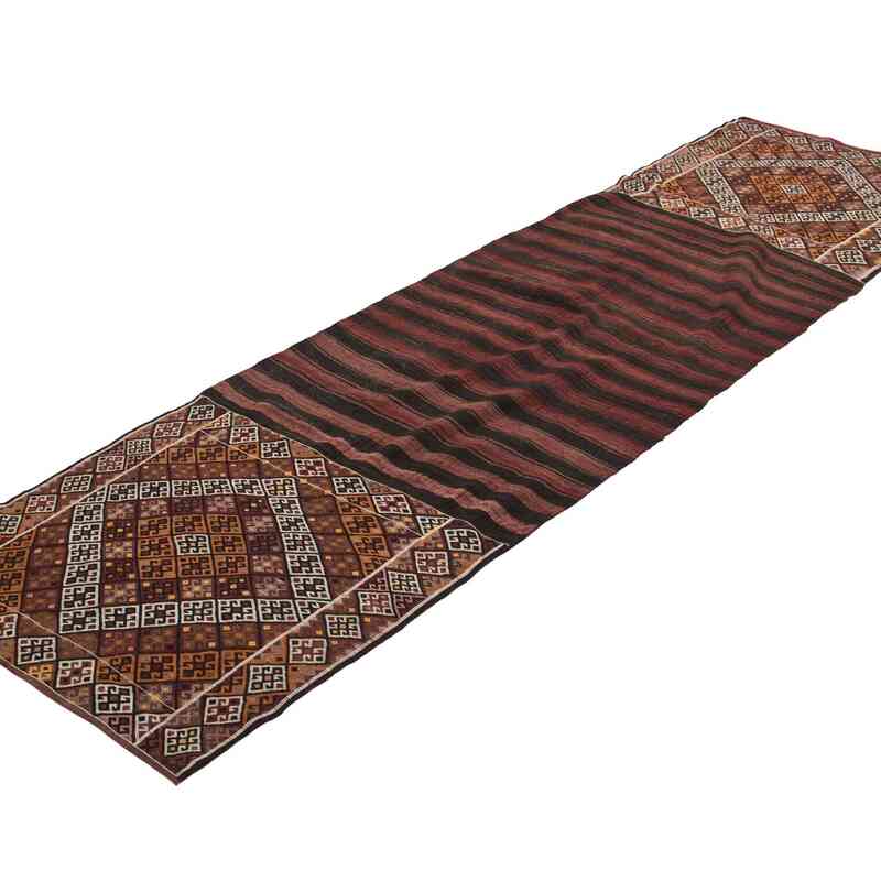 Vintage Bayburt Kilim Rug - 2' 11" x 10' 4" (35" x 124") - K0064938