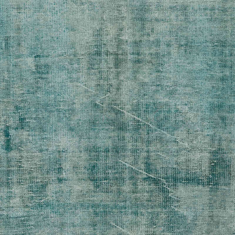 Over-dyed Vintage Hand-Knotted Turkish Rug - 6' 3" x 7' 3" (75" x 87") - K0065075