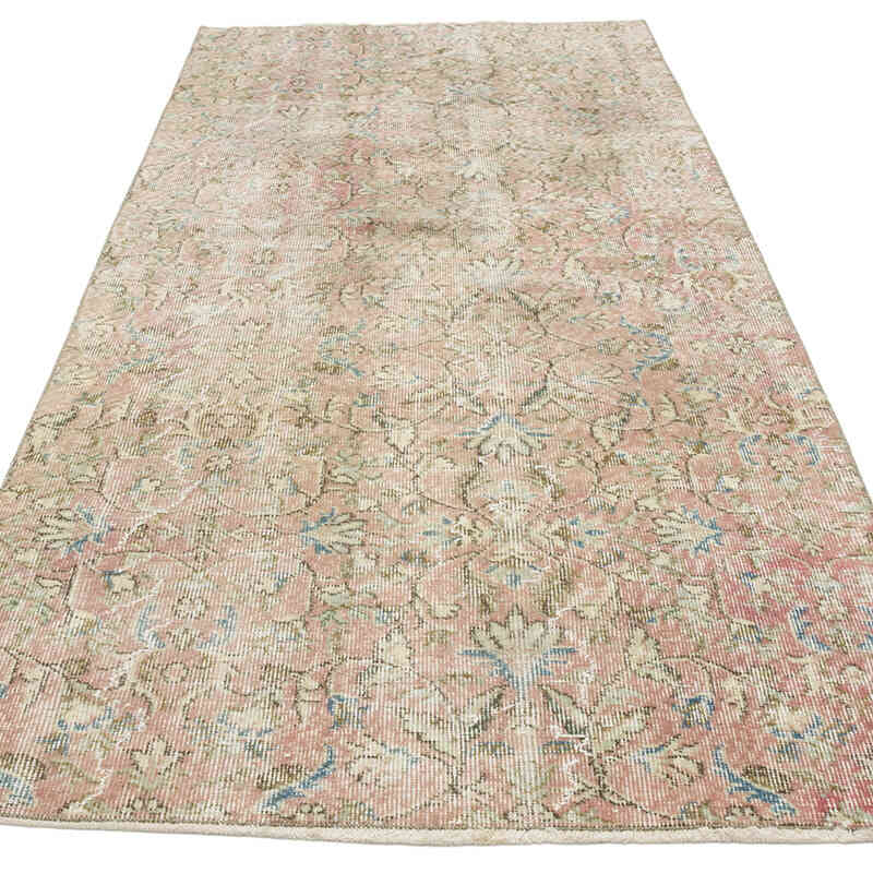 Vintage Turkish Hand-Knotted Rug - 3' 9" x 8' 2" (45" x 98") - K0065076