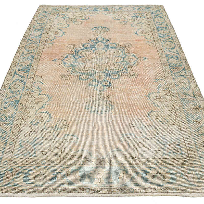 El Dokuma Vintage Halı - 114 cm x 212 cm - K0065078
