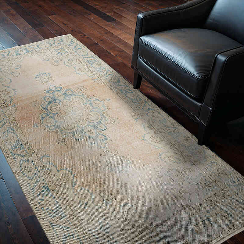 El Dokuma Vintage Halı - 114 cm x 212 cm - K0065078