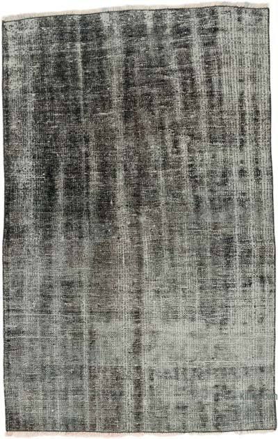 Over-dyed Vintage Hand-Knotted Turkish Rug - 3' 3" x 4' 11" (39 in. x 59 in.)
