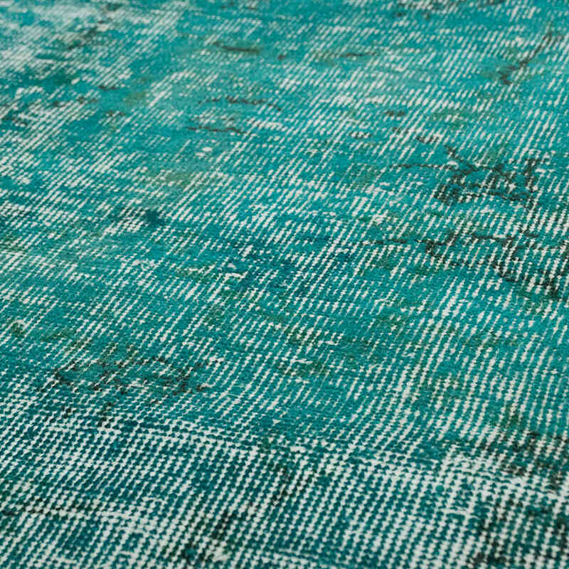 Over-dyed Vintage Hand-Knotted Turkish Rug - 2' 11" x 6' 2" (35" x 74") - K0065086