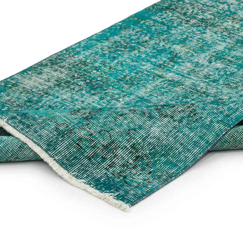 Over-dyed Vintage Hand-Knotted Turkish Rug - 2' 11" x 6' 2" (35" x 74") - K0065086