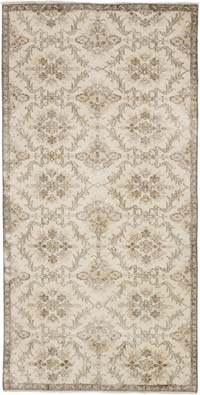 El Dokuma Vintage Halı - 122 cm x 241 cm