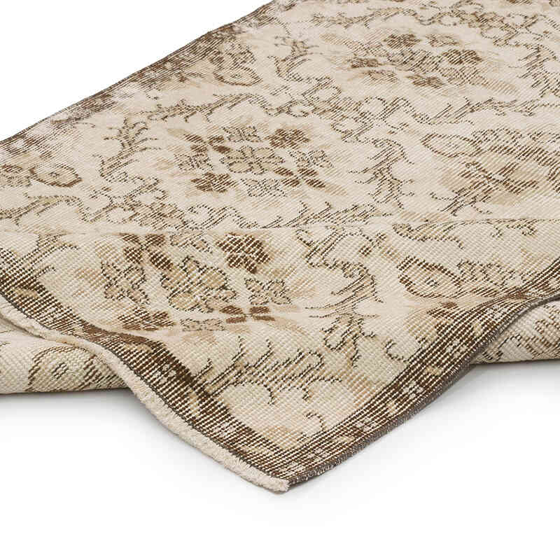 Alfombra Vintage Turca Anudada a Mano - 122 cm x 241 cm - K0065089