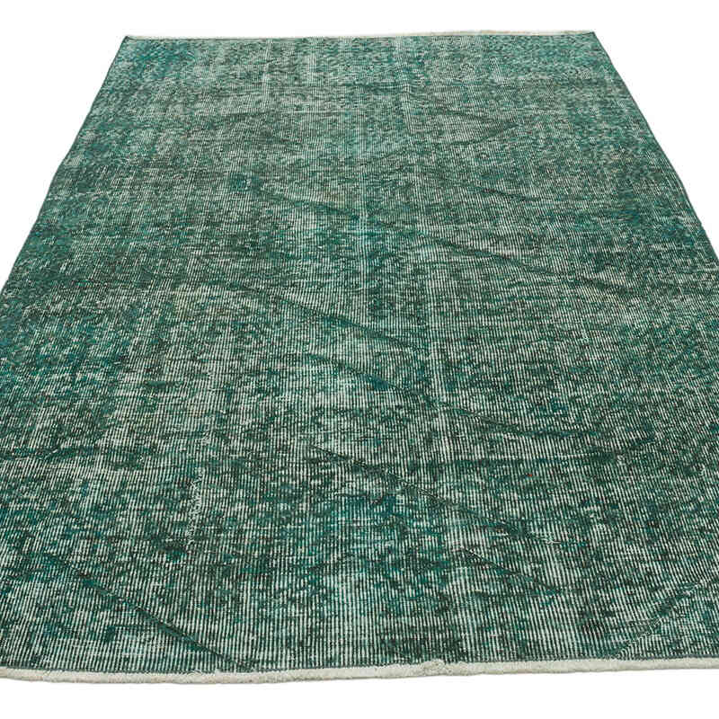 Over-dyed Vintage Hand-Knotted Turkish Rug - 4' 2" x 6' 8" (50" x 80") - K0065090