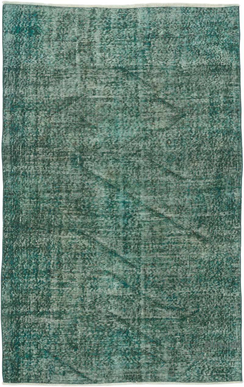 Over-dyed Vintage Hand-Knotted Turkish Rug - 4' 2" x 6' 8" (50" x 80") - K0065090