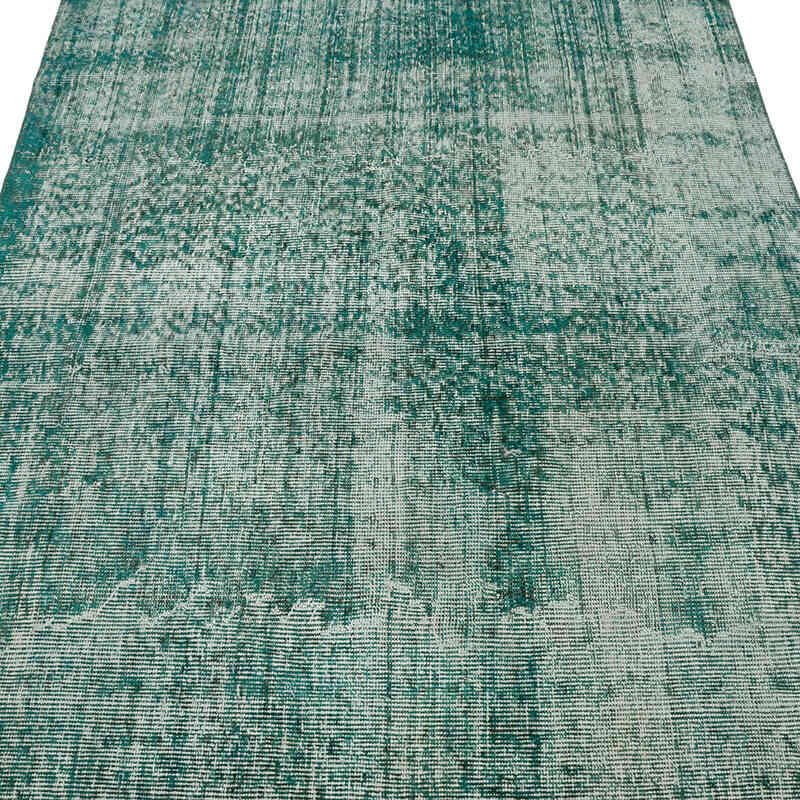 Over-dyed Vintage Hand-Knotted Turkish Rug - 4' 2" x 7' 5" (50" x 89") - K0065093