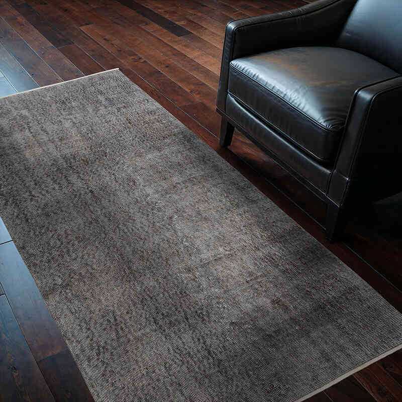 Boyalı El Dokuma Vintage Halı - 113 cm x 202 cm - K0065094