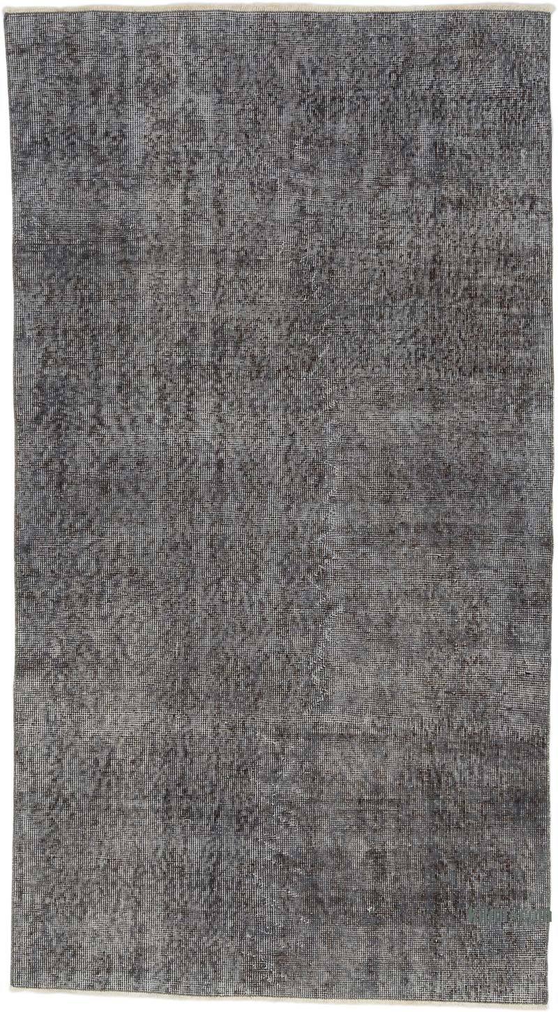 Boyalı El Dokuma Vintage Halı - 113 cm x 202 cm - K0065094