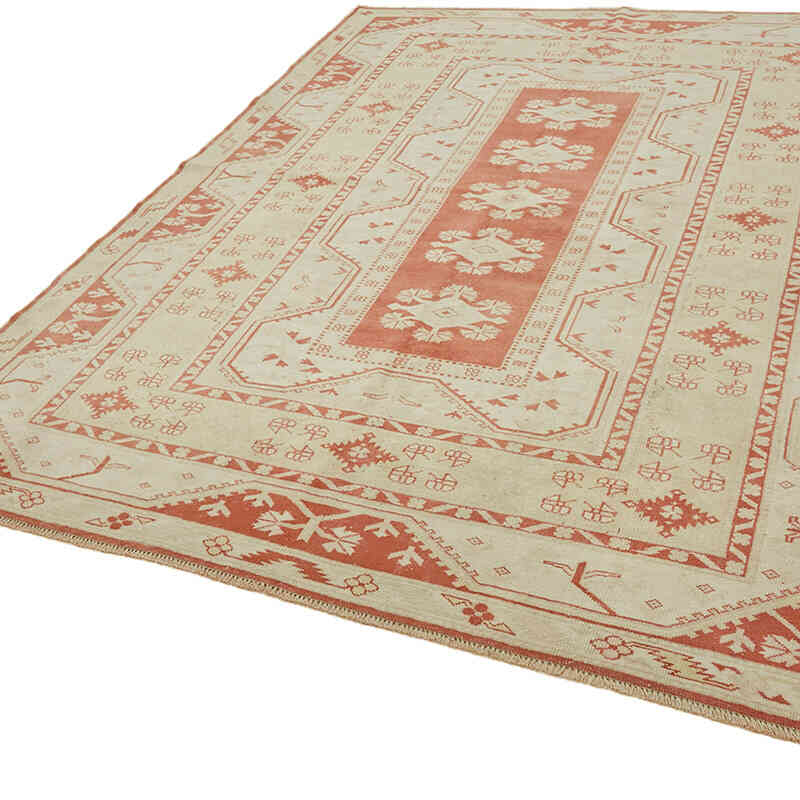 El Dokuma Vintage Halı - 211 cm x 268 cm - K0065102