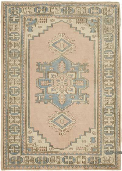 Alfombra Vintage Turca Anudada a Mano - 162 cm x 226 cm