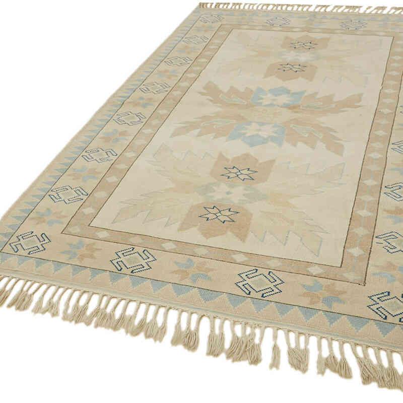 Vintage Turkish Hand-Knotted Rug - 4' 11" x 7' 5" (59" x 89") - K0065106