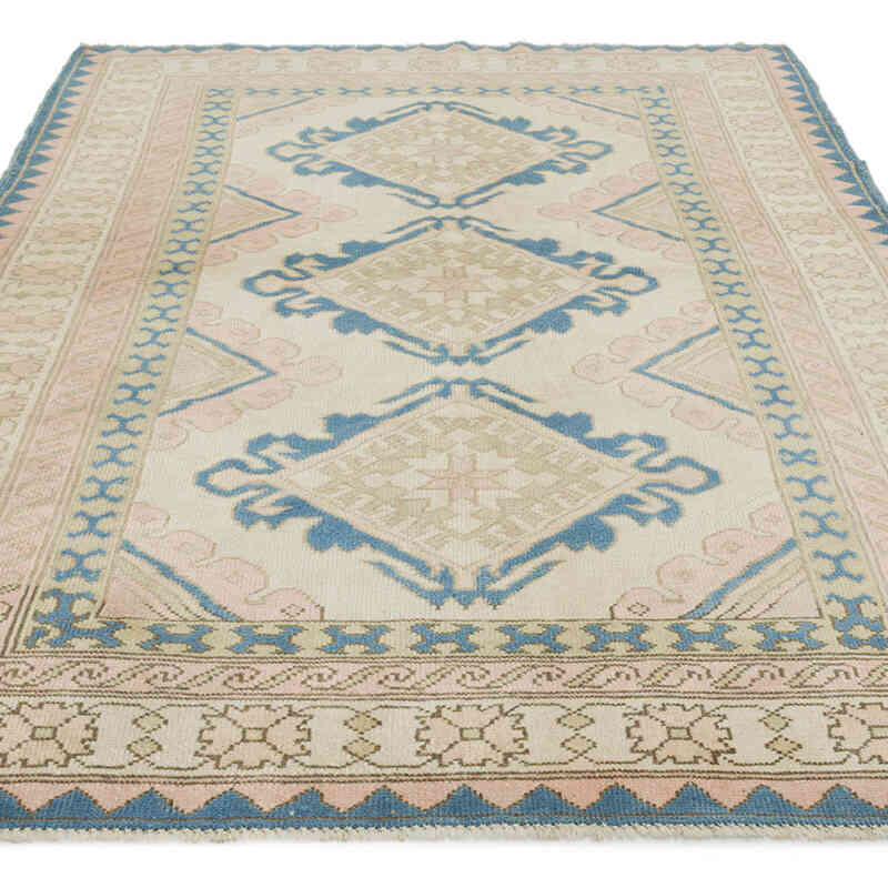 El Dokuma Vintage Halı - 153 cm x 213 cm - K0065109