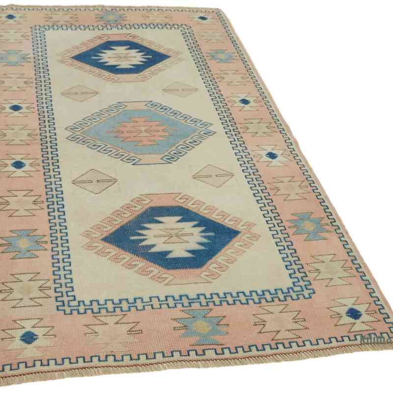 El Dokuma Vintage Halı - 126 cm x 198 cm - K0065110