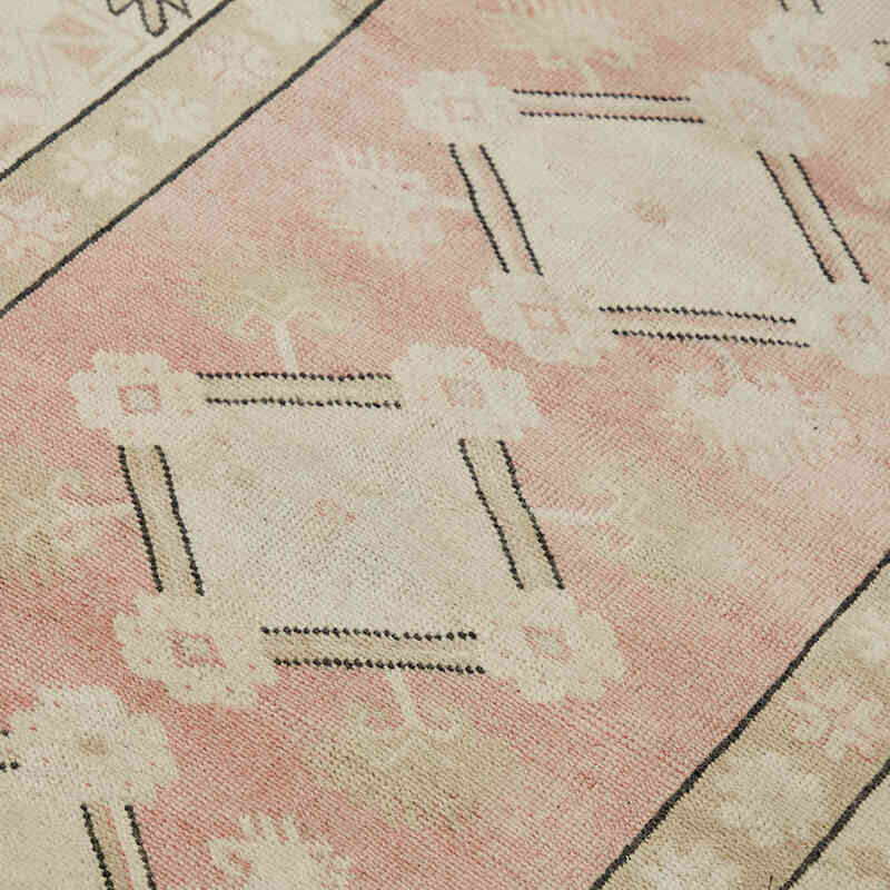 Alfombra Vintage Turca Anudada a Mano - 119 cm x 216 cm - K0065114