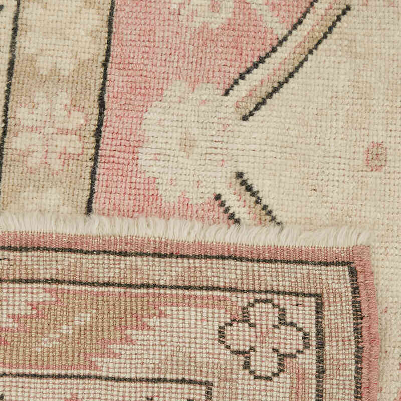 Alfombra Vintage Turca Anudada a Mano - 119 cm x 216 cm - K0065114