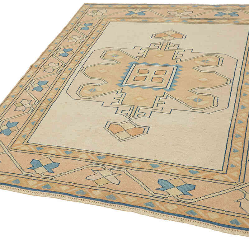 El Dokuma Vintage Halı - 161 cm x 182 cm - K0065115