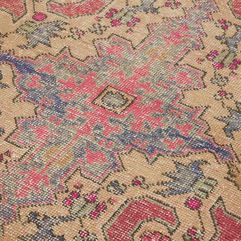 Alfombra Vintage Turca Anudada a Mano - 140 cm x 236 cm - K0065116
