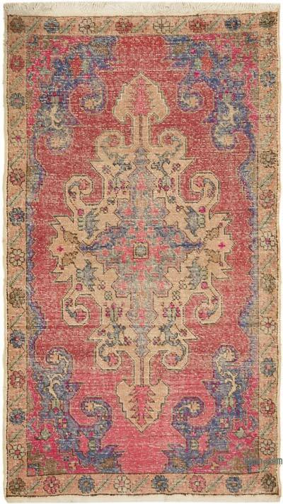 El Dokuma Vintage Halı - 140 cm x 236 cm