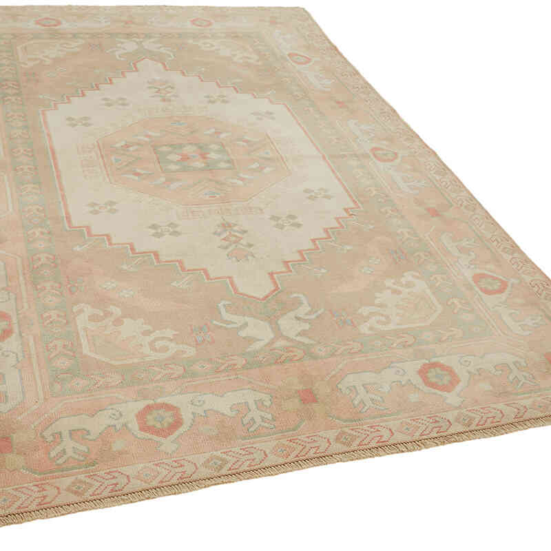 Vintage Turkish Hand-Knotted Rug - 6'  x 8' 1" (72" x 97") - K0065118