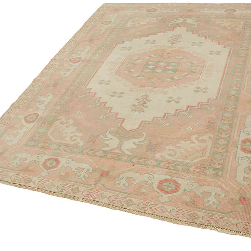 Vintage Turkish Hand-Knotted Rug - 6'  x 8' 1" (72" x 97") - K0065118