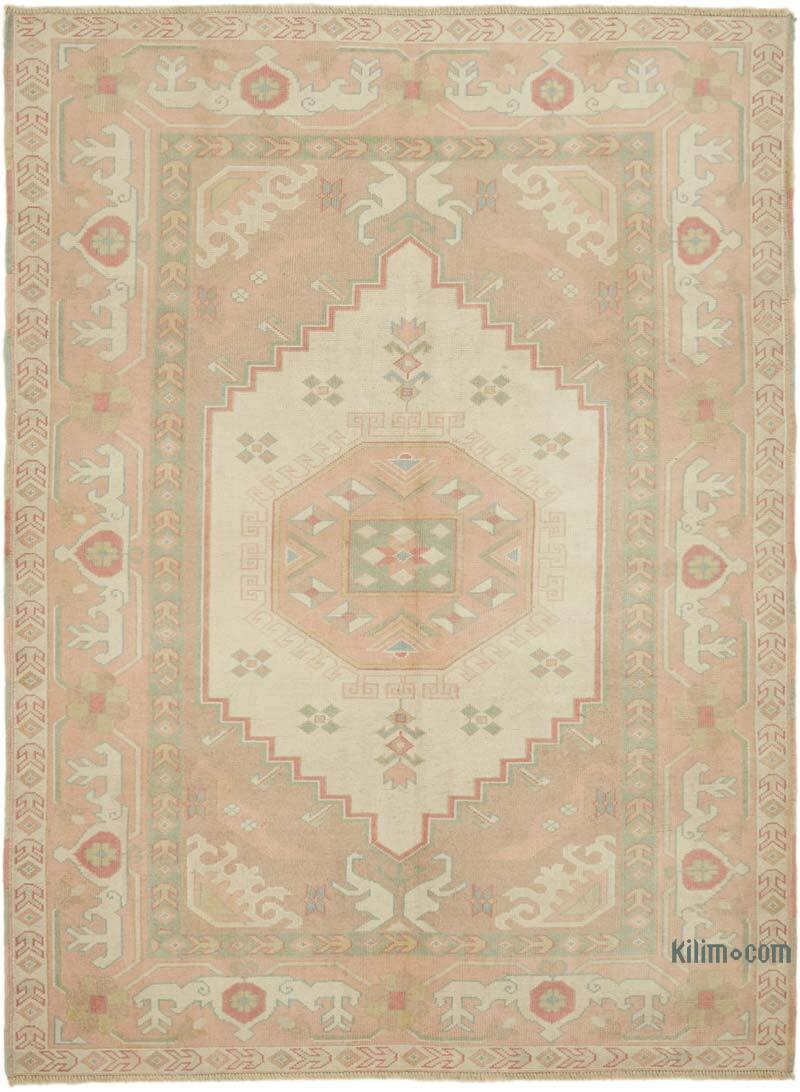 Vintage Turkish Hand-Knotted Rug - 6'  x 8' 1" (72" x 97") - K0065118