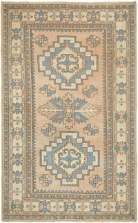Alfombra Vintage Turca Anudada a Mano - 152 cm x 238 cm